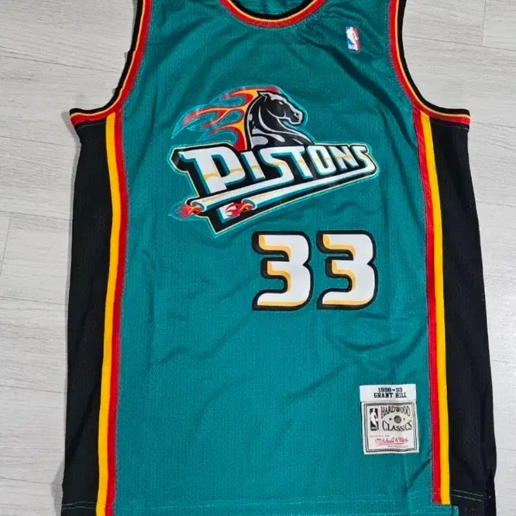 [BUNJANG] Detroit Pistons Basketball Swingman Jersey - Size L / 디트로이트 피스톤즈 농구 스윙맨 져지