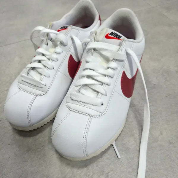 [BUNJANG] Nike Cortez Women's White/Red Stardust 250 / 나이키 코르테즈 우먼스 화이트/레드 스타더스트250