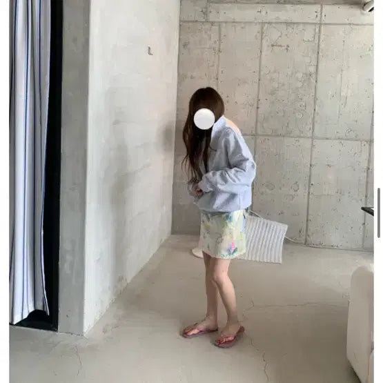 [BUNJANG] Pippin Shop Flower Mini Skirt M / 피핀샵제작 플라워 미니스커트 m
