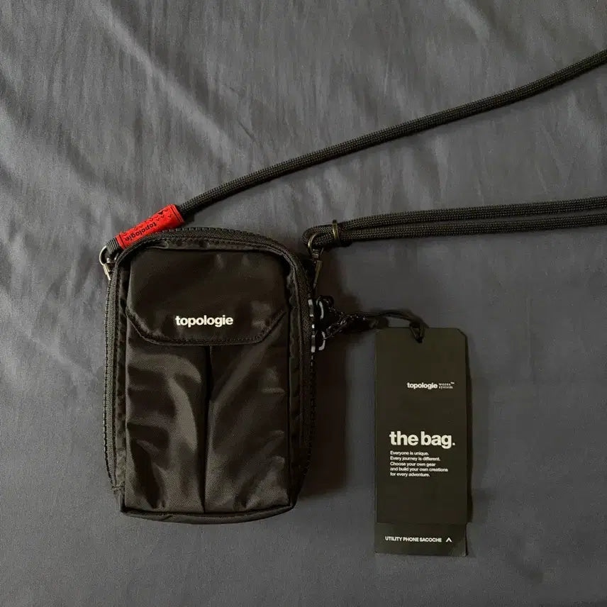 [BUNJANG] Topologie Wares Utility Phone Sacoche Bag Black Nylon / 토폴로지 Wares Bags Utility Phone Sacoche Black
