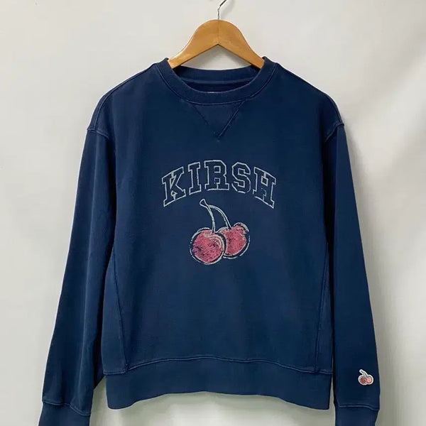 [BUNJANG] Kirsh Vintage Washed Cherry Logo Sweatshirt M / 105.(공용)키르시 빈티지 워싱 체리로고 맨투맨 M