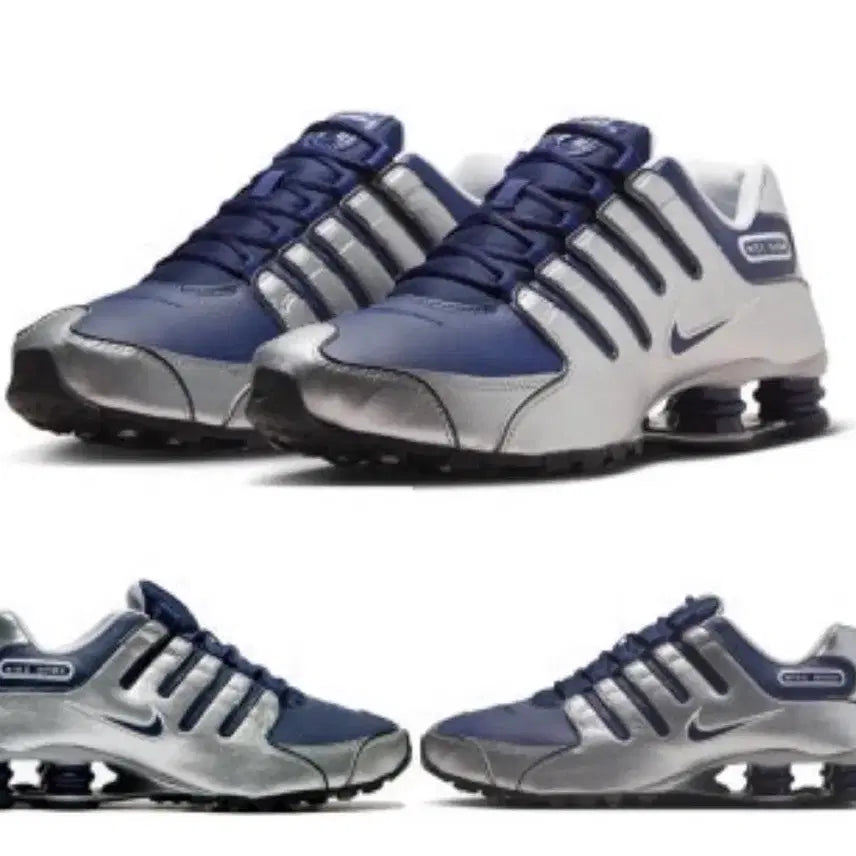 [BUNJANG] Nike Men's Shox NZ Silver Navy / 나이키 맨즈 샥스 NZ 실버네이비