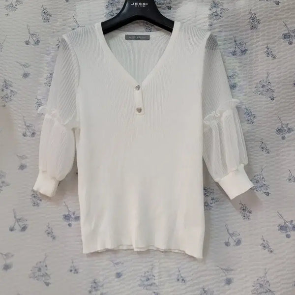 [BUNJANG] Knit Blouse / 니트블라우스