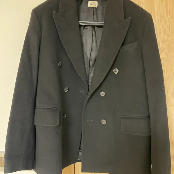 [BUNJANG] Our Legacy x Stüssy Double-Breasted Blazer Black / [XL] 아워레가시X스투씨 더블브레스트 블레이저 블랙