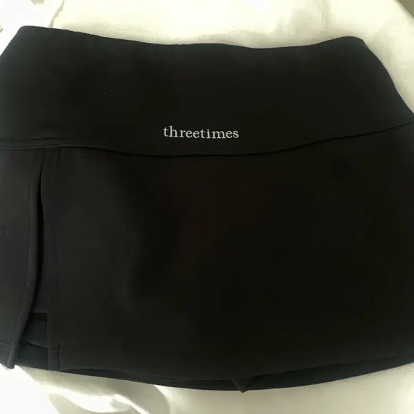 [BUNJANG] THREETIMES Slit Skirt S / 쓰리타임즈 슬릿스커트 s