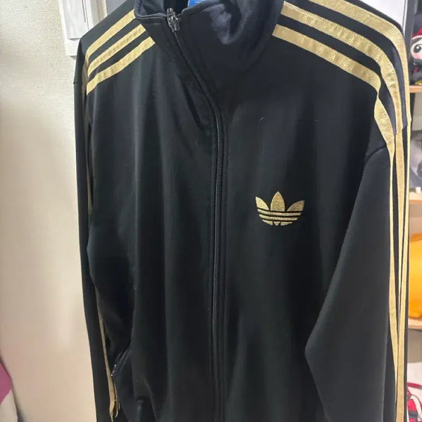 [BUNJANG] Adidas Gold Vintage Track Jacket / 아디다스 금색 져지 빈티지
