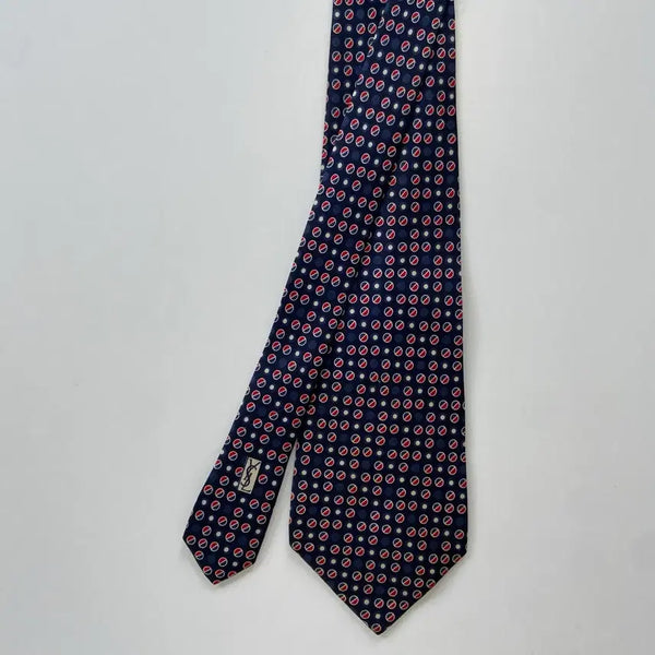 [BUNJANG] Saint Laurent YSL 10.6cm Silk Necktie / YSL 입생로랑 명품 정품 장폭 넥타이 10.6cm