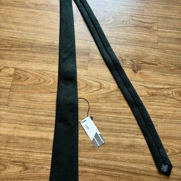[BUNJANG] STCO Solid Green Necktie / 에스티코 STCO 그린 컬러 무지 넥타이(새상품)