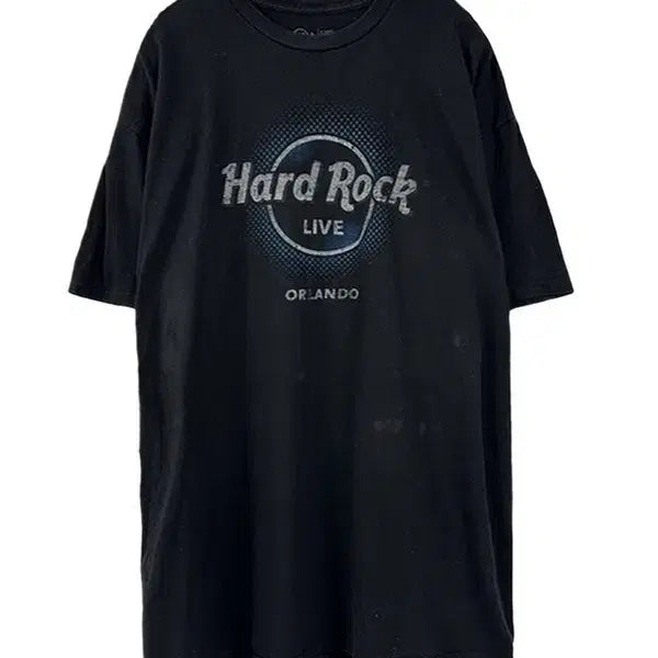 [BUNJANG] Hard Rock Main Logo Graphic T-Shirt XL / [XL] HARD ROCK 그래픽 메인로고 반팔티