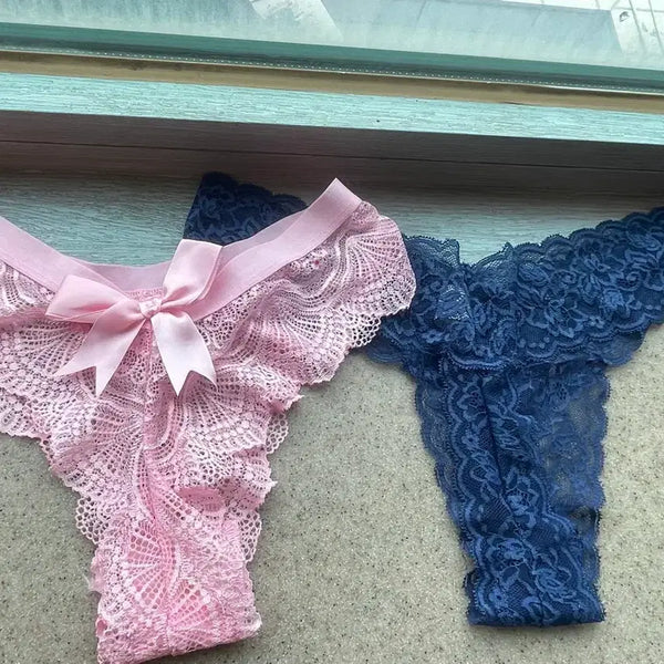 [BUNJANG] Women's Panties Bundle Set Pink/Navy / (중고) 여성팬티 일괄 핑크/네이비 컬러