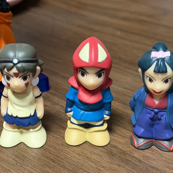 [BUNJANG] Studio Ghibli Princess Mononoke Finger Puppets - San, Lady Eboshi, Ashitaka Bundle Set / 지브리 원령공주 손가락인형 산 에보시 아시타카 3종 일괄