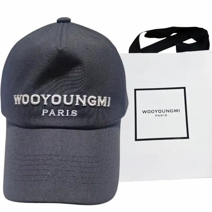 [BUNJANG] Wooyoungmi Paris 22SS Logo Embroidered Ball Cap / 새상품 22SS우영미 파리 로고 자수 볼캡