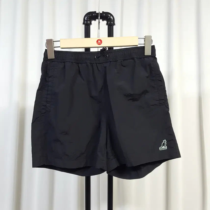 [BUNJANG] Kangol Women's Black Banding Shorts (Size 27-28) / 22년 캉골 여성 바스락 밴딩 반바지 블랙 27-28추천 오일장