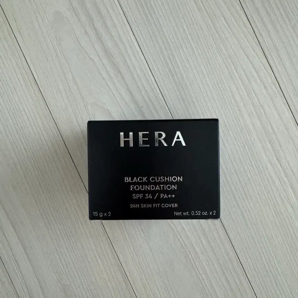 [BUNJANG] Hera Black Cushion Foundation SPF30 PA++ (Main Product + Refill) / 헤라 블랙쿠션 파운데이션 17N1(본품+리필)