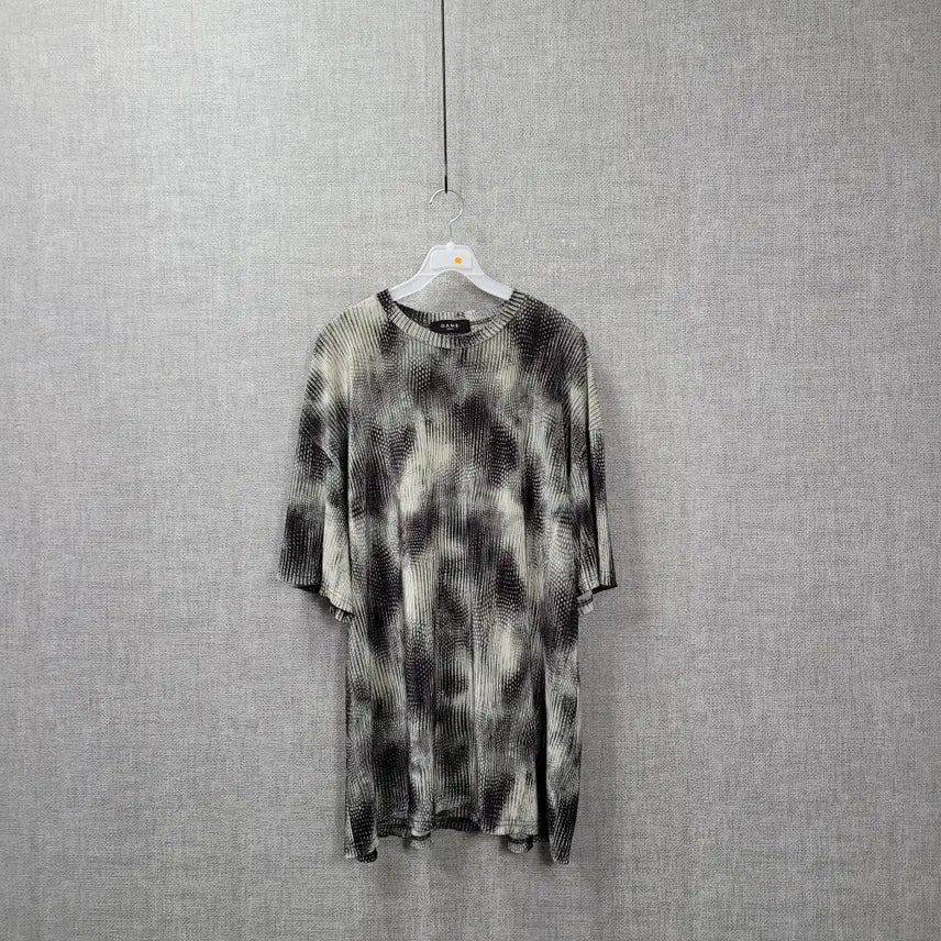 [BUNJANG] Pleated Tie-Dye T-Shirt Free Size / ㅈ190 플리츠나염 티셔츠 F