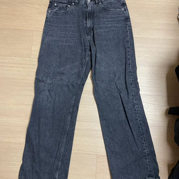 [BUNJANG] Our Legacy Third Cut Denim Grey Wash Wide Straight Fit Jeans / [48] 아워레가시 써드컷 데님 그레이