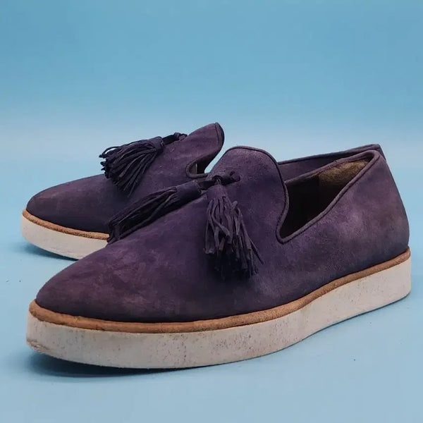 [BUNJANG] BB Via Spiagga Women's Suede Tassel Loafers / bb 비아스피가 여성 스웨이드 태슬로퍼36 230