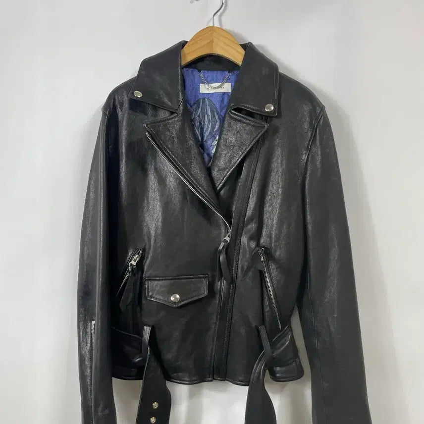 [BUNJANG] It's March Leather Jacket 90 / 잇미샤 가죽 자켓 90