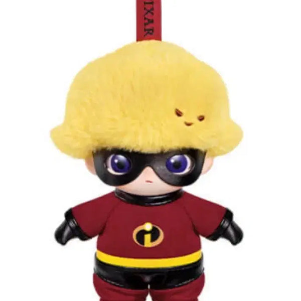 [BUNJANG] Pop Mart Dimoo World x Pixar Series Dash Parr Plush Keychain / 팝마트 디무 월드 픽사 시리즈 인형키링 대쉬 파
