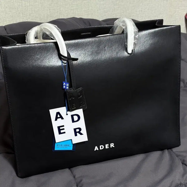 [BUNJANG] Ader Error Wide Shopper Bag Noir / 아더에러 와이드 쇼퍼백 느와르