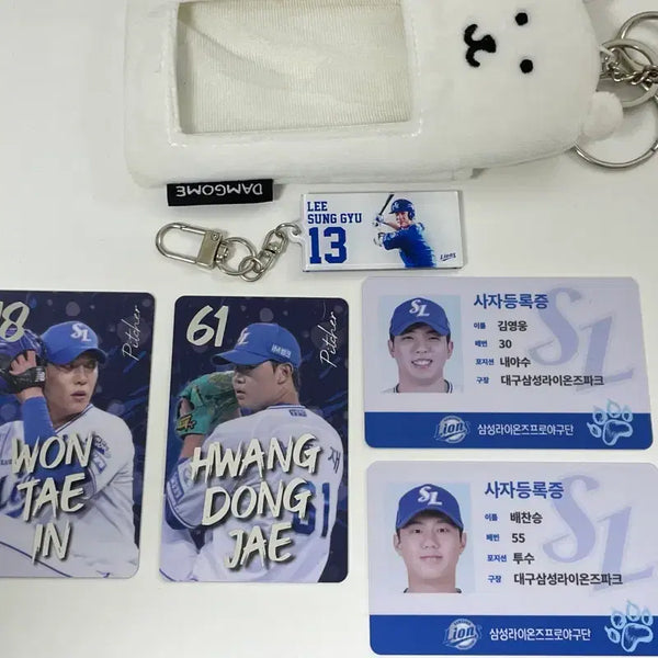 [BUNJANG] Won Tae-in, Bae Chan-seung, Kim Young-woong Photocard (Lion Registration) / 원태인, 배찬승, 김영웅 등 포카(사자등록증)