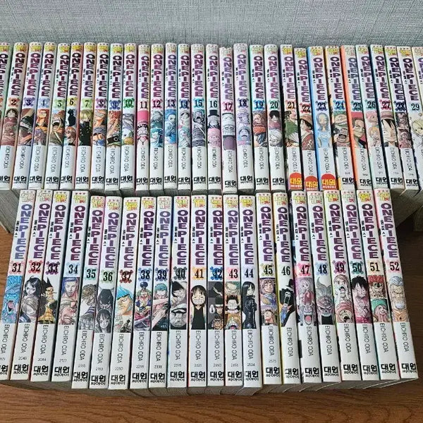 [BUNJANG] One Piece Manga Volumes 1-52 Bundle / 원피스 만화책 1~52권 일괄 ㅡ 택배비 포함