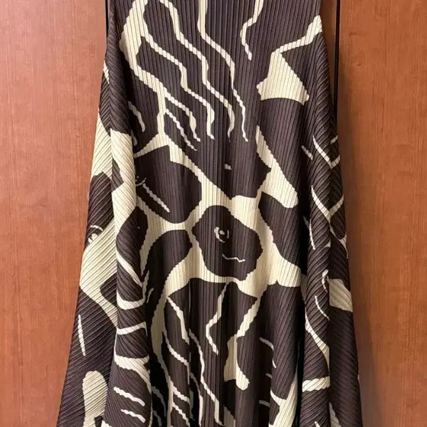 [BUNJANG] Pleated Long Dress / 플리츠 롱 원피스
