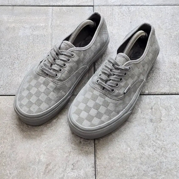 [BUNJANG] Vans Authentic Mono Checkerboard Grey Sneakers (Size 250) / (250)반스 어센틱 모노 체커보드 그레이 스니커즈