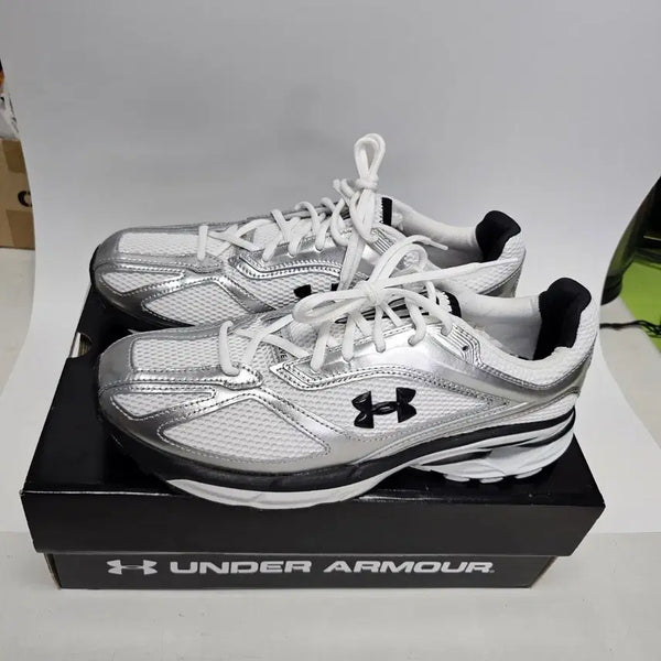 [BUNJANG] Under Armour Hovr Apparition Metallic Silver Sneakers / 언더아머 스니커즈 메탈릭 실버 새상품