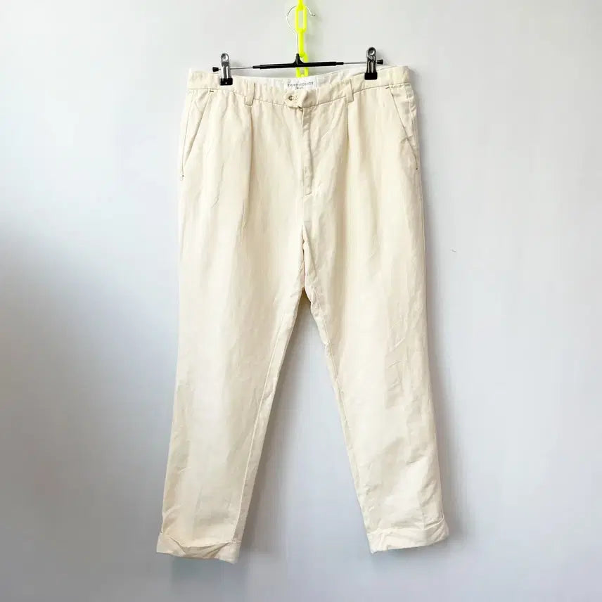 [BUNJANG] 8seconds Men's Cotton Linen Pants Size 32 / 8세컨즈 남성 면마바지 32