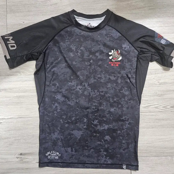 [BUNJANG] Halfspromo Musashi Camo Rashguard - Jiu Jitsu No-Gi / 주짓수 노기 래쉬가드 하프스모 무사시 카모