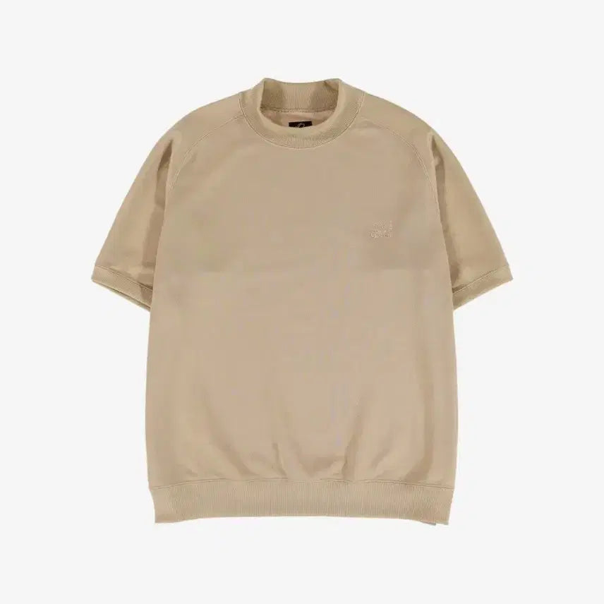 [BUNJANG] Needles S/S Mock Neck T-Shirt Beige / 니들스 숏슬리브 모크넥 티셔츠 베이지 Needles S/S Mock Neck T-Shirt Beige
