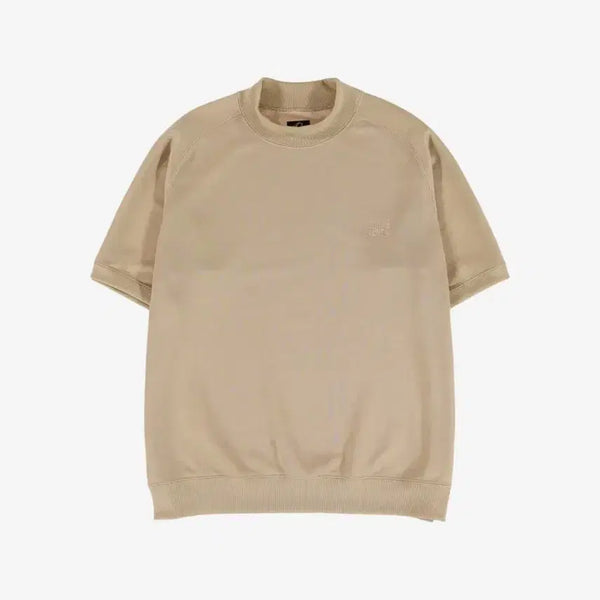 [BUNJANG] Needles S/S Mock Neck T-Shirt Beige / 니들스 숏슬리브 모크넥 티셔츠 베이지 Needles S/S Mock Neck T-Shirt Beige