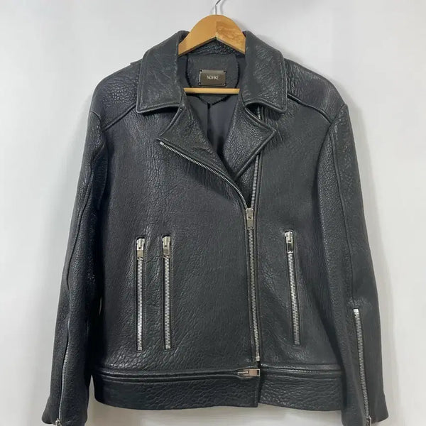 [BUNJANG] EKHON Rider Leather Jacket / EKHON 에콘 라이더 가죽 자켓 90
