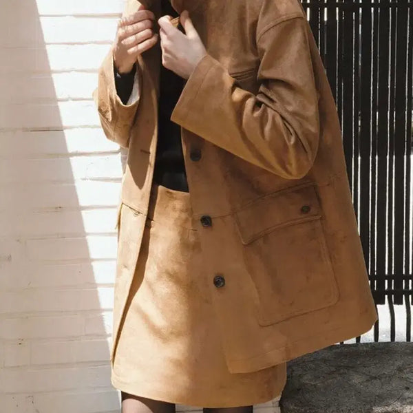 [BUNJANG] Anedit Suede Jacket / Anedit 스웨이드 자켓