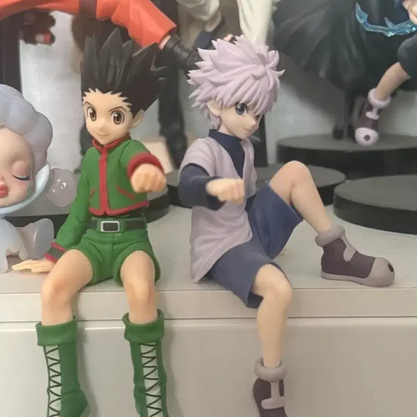 [BUNJANG] Hunter x Hunter Gon & Killua Noodles Stopper Figure Bundle Set / (급처, 박스보유)헌터헌터 곤, 키르아 누들스토퍼 일괄판매