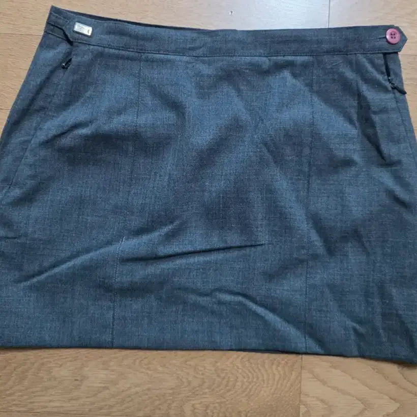 [BUNJANG] Women's Summer School Uniform Skirt (Gray) / 예쁜 여자교복 하복교복 짧치 단색(71, 그레이)