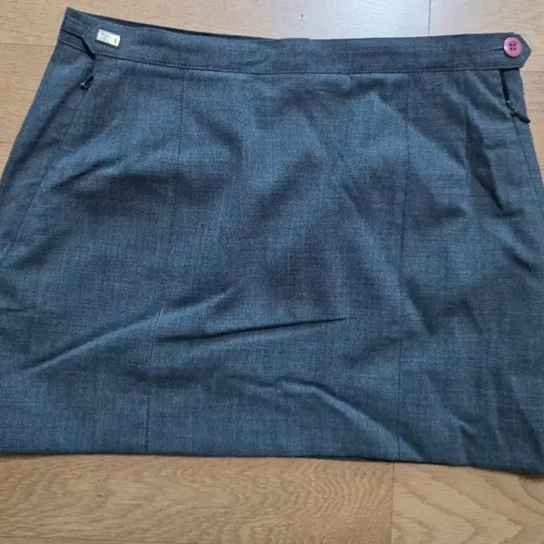 [BUNJANG] Women's Summer School Uniform Skirt (Gray) / 예쁜 여자교복 하복교복 짧치 단색(71, 그레이)