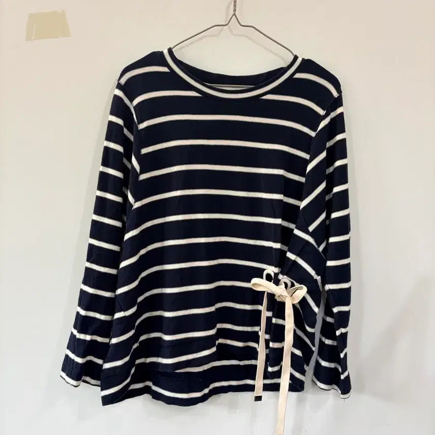 [BUNJANG] Ozsecon Striped Long Sleeve T-Shirt / 오즈세컨 줄무늬 긴팔티