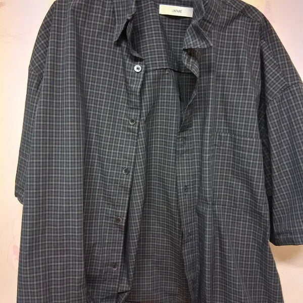 [BUNJANG] Tufty Check Shirt / 튜프티 체크 셔츠