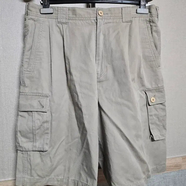 [BUNJANG] Slazenger Cargo Cotton Pants Beige / 슬레진저 카고면바지 베이지