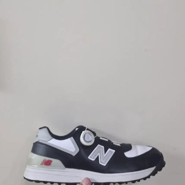 [BUNJANG] New Balance Japan Golf 574v3 SL Boa Wide Fit Spikeless Golf Shoes Black/White / [265] 뉴발란스 재팬 골프 574v3 SL 보아 블랙화이트ㅡ일본발매판