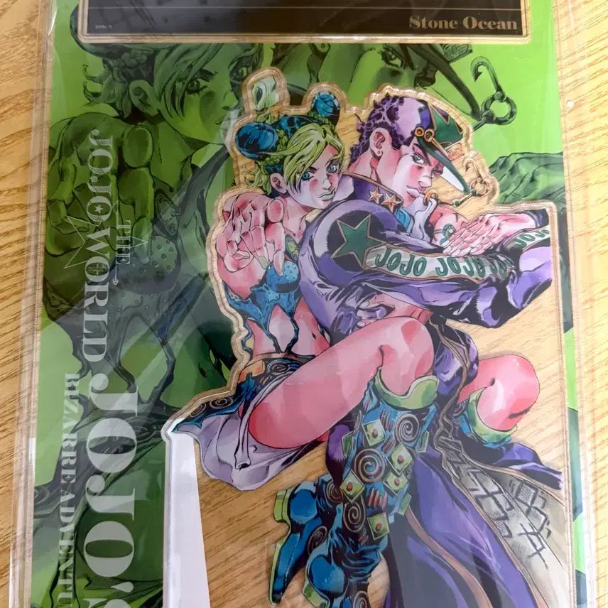 [BUNJANG] Jojo's Bizarre Adventure Jojo World Big Acrylic Standee Jotaro Kujo & Jolyne Cujoh / 죠죠월드 빅아크릴 스탠드 쿠죠 죠타로 & 쿠죠 죠린