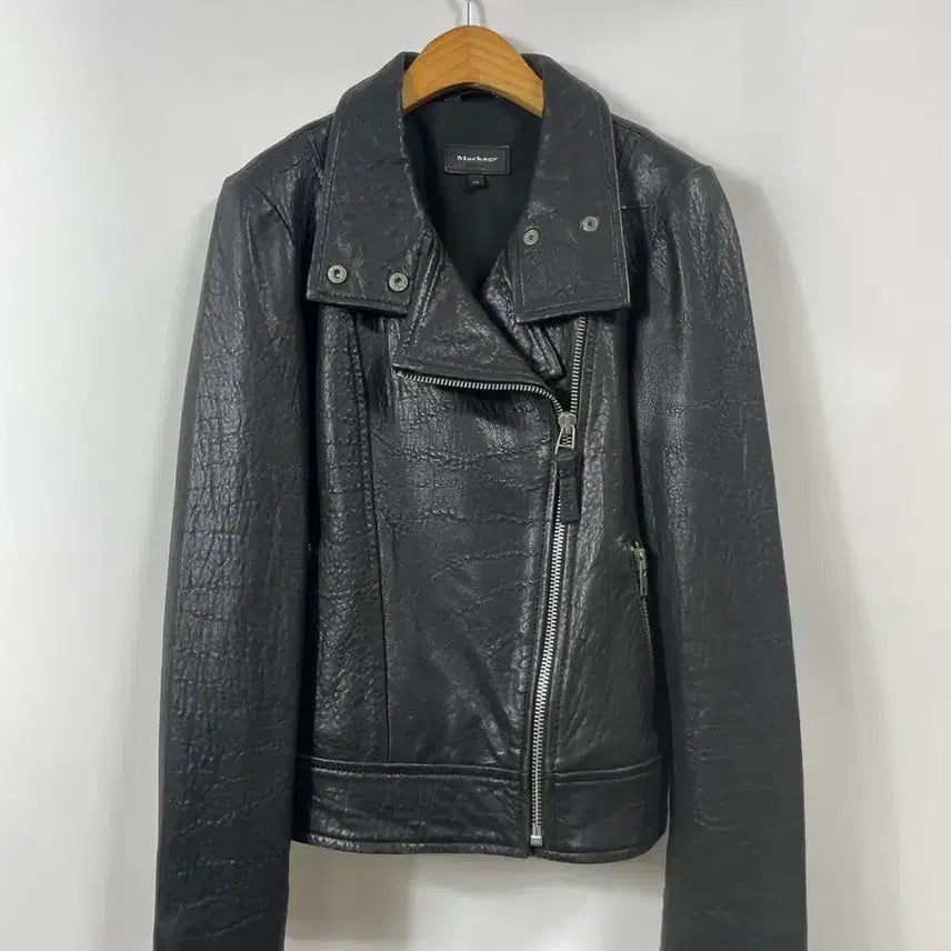 [BUNJANG] Mckage Leather Rider Jacket / 맥케이지 라이더 가죽 자켓 95