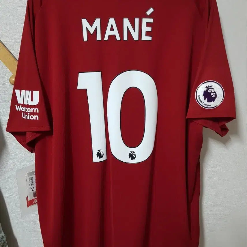 [BUNJANG] Liverpool 18/19 Home Mane Official League Full-Marking Jersey (International 2XL) / [해외2XL] 18 19 리버풀 홈 마네 오피셜 리그 풀마킹 새상품 저지
