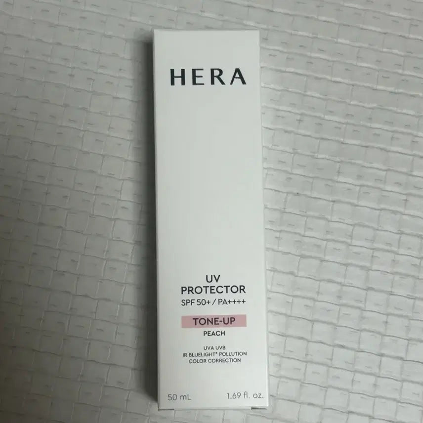 [BUNJANG] Hera UV Protector Tone Up Peach SPF50+ PA++++ Sunscreen 50ml / 헤라 UV 프로텍터 톤업 피치 SPF50+ PA++++