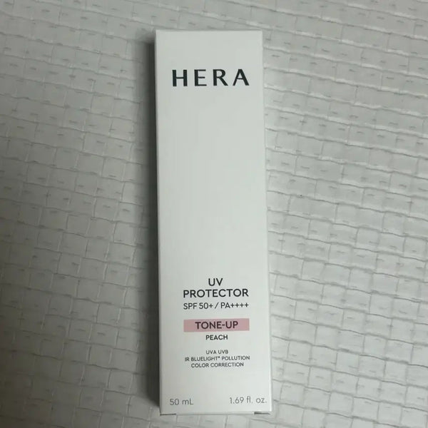 [BUNJANG] Hera UV Protector Tone Up Peach SPF50+ PA++++ Sunscreen 50ml / 헤라 UV 프로텍터 톤업 피치 SPF50+ PA++++