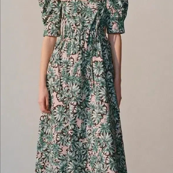 [BUNJANG] ZARA Floral Pattern Long Dress / ZARA 휴양지면플라워패턴롱원피스