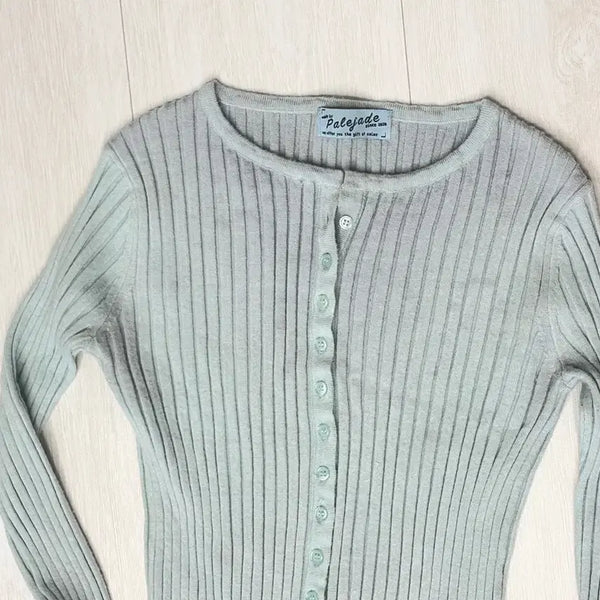 [BUNJANG] Pale JADE Mac Cardigan Mint / 페일제이드 맥 가디건 민트
