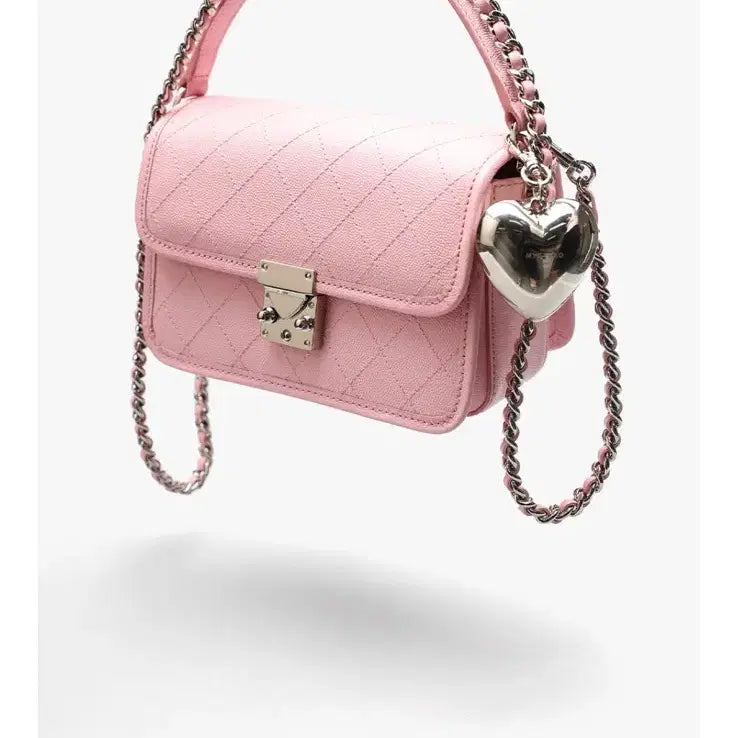 [BUNJANG] MAyICO Camera Bag Pink Caviar / 마이아이코 카메라백 핑크 캐비어